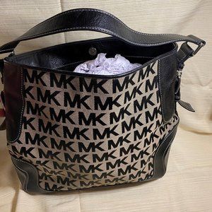Michael Kors Signature Jacquard Shoulder Bag